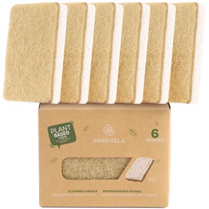 Spugne Da Cucina Compostabili – Confezione Da 8/20 – Biodegradabili, Senza Plastica, In Cellulosa Naturale Con Lato Abrasivo - 3