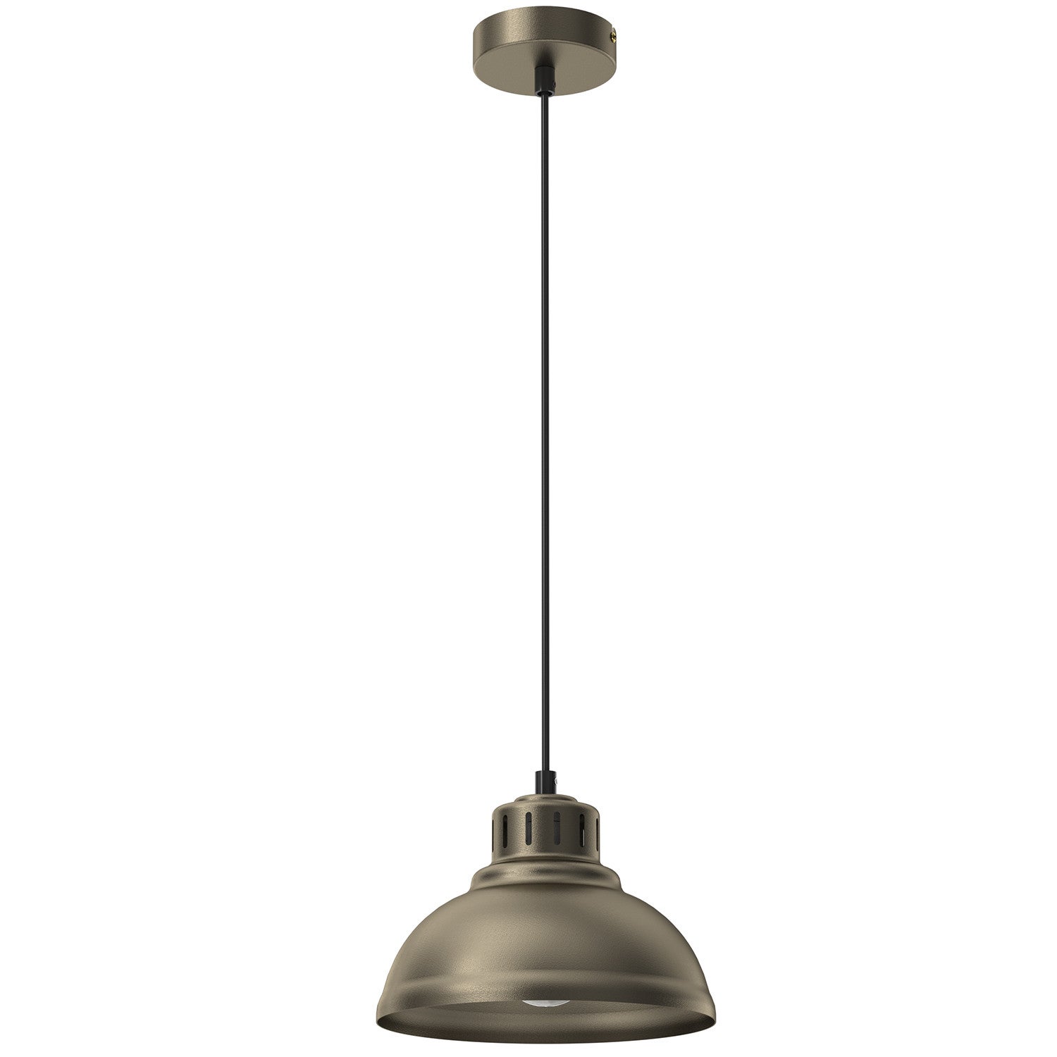 Lampa wisząca Sven tytanowe złoto-czarna 1xE27x15W wym: 110 x 21 x 21 cm metal Luminex