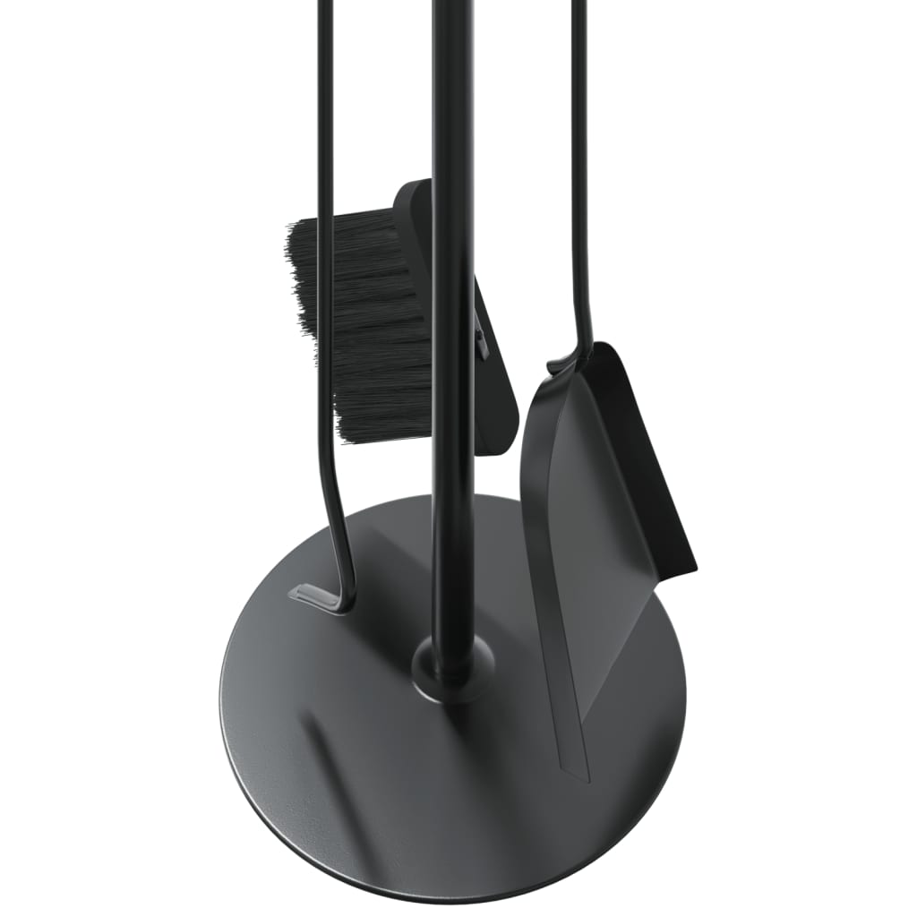 vidaXL Ensemble d'ustensiles de cheminée 4 pièces 22 x 59 cm Acier - 8
