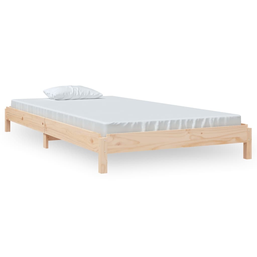 Lit Adulte Lit Empilable 90x200 Cm Bois De Pin Massif CWV56582 lit-adulte-lit-empilable-90x200-cm-bois-de-pin-massif-cwv56582