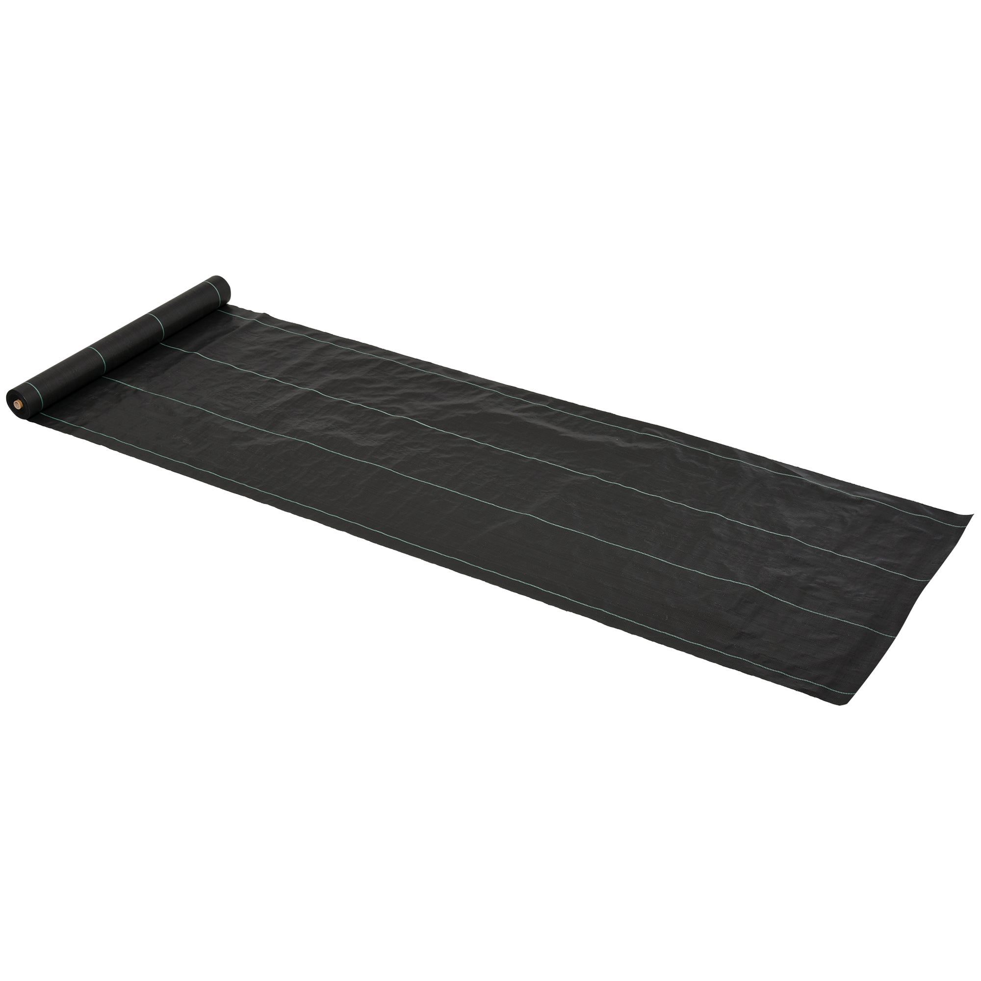 Toile de Paillage 100g/m² - Solide Indéchirable, Perméable à l'Eau et ...