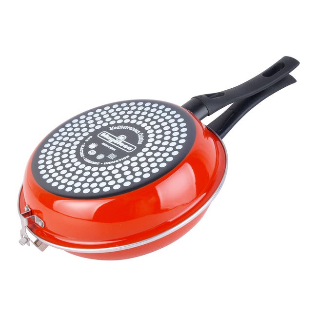 Padella Antiaderente Megafesa 20 Cm - Nero, Per Induzione E Gas, Doppio Strato - Foto 4