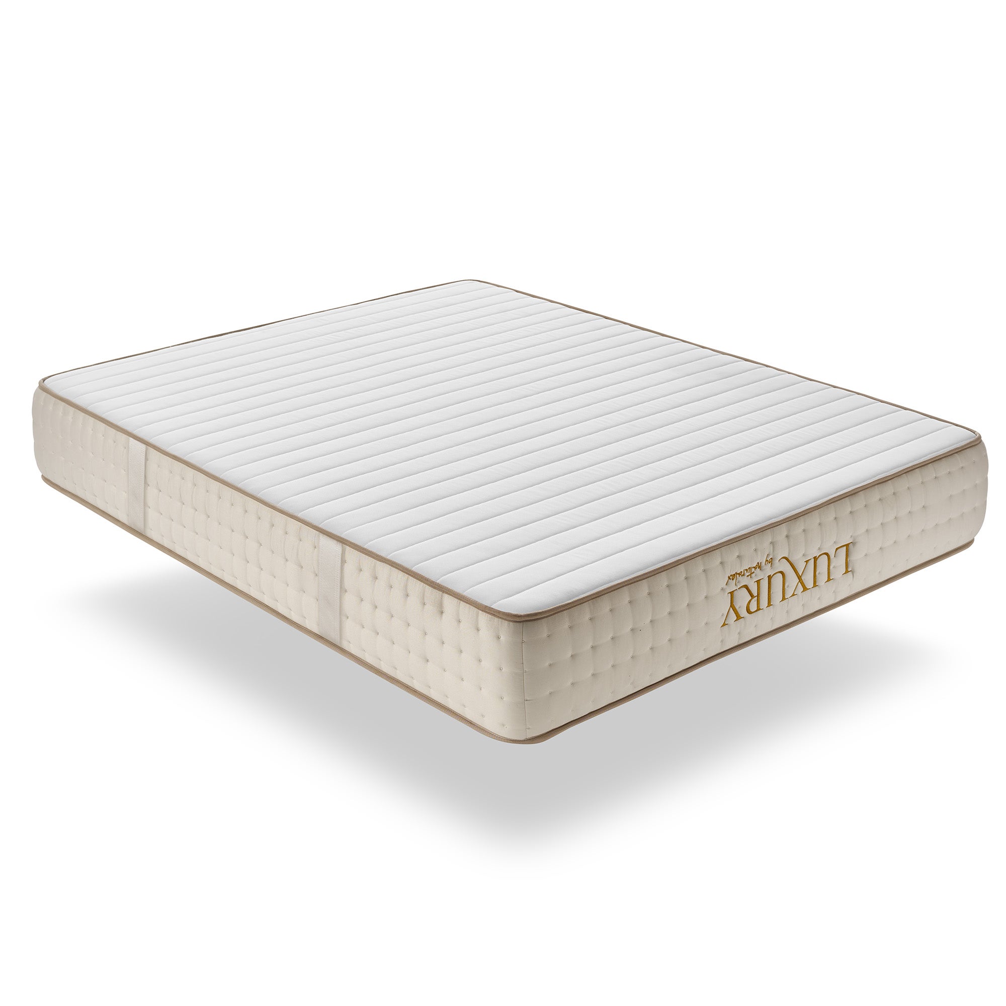 Matelas Luxury 140x190 cm - Hybride - Ressorts Ensachés + Mousse à mémoire HR + Blue Latex - Épais 26 cm - 7 Zones - Reversible - Haut de gamme - 5