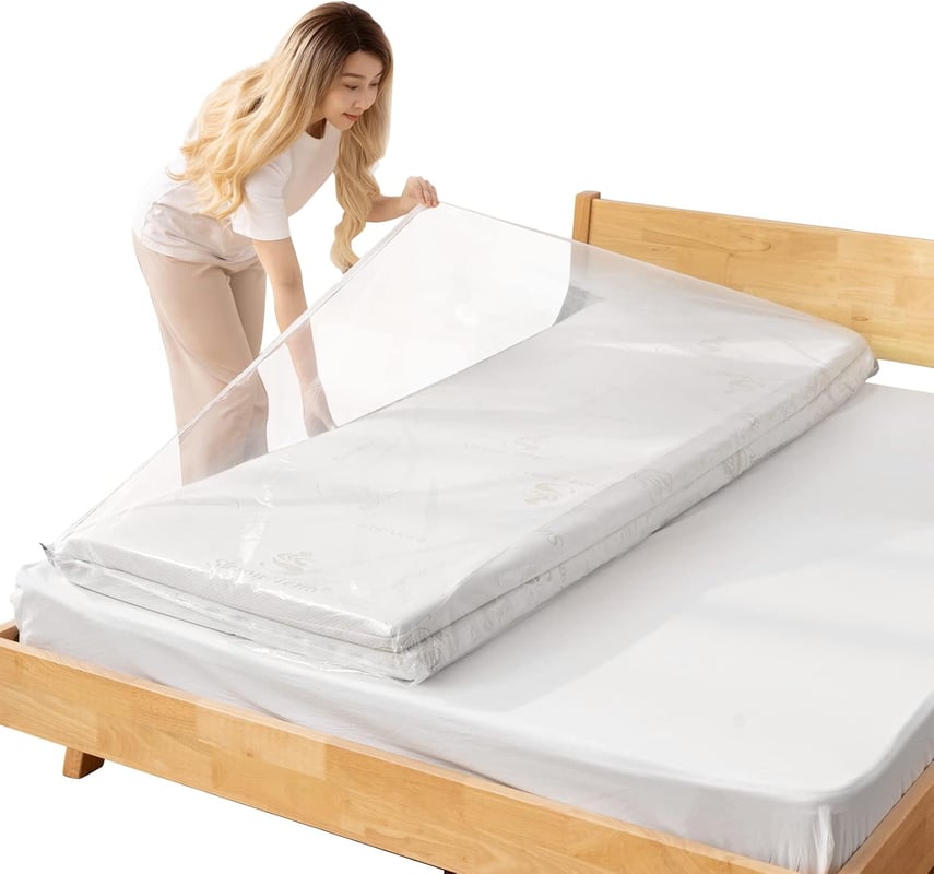 Duży worek próżniowy do przechowywania materacy i ubrań, bez pompki próżniowej (220 x 100 cm)