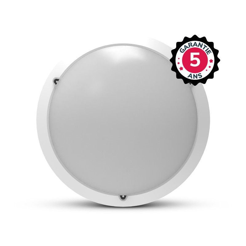 Hublot LED Rond 300mm - 20W 2500lm - Blanc Chaud IP65 - Garantie 5 ans ...