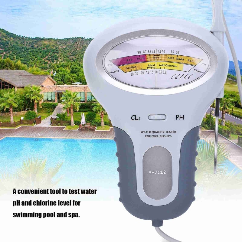 PC-102 CL2 Analisador de Cloro e pH para Piscinas e Spas com Sonda - 5