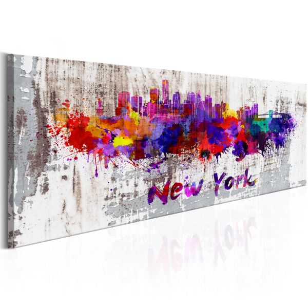 Tableau Villes Ville des artistes 135x45 cm | Leroy Merlin
