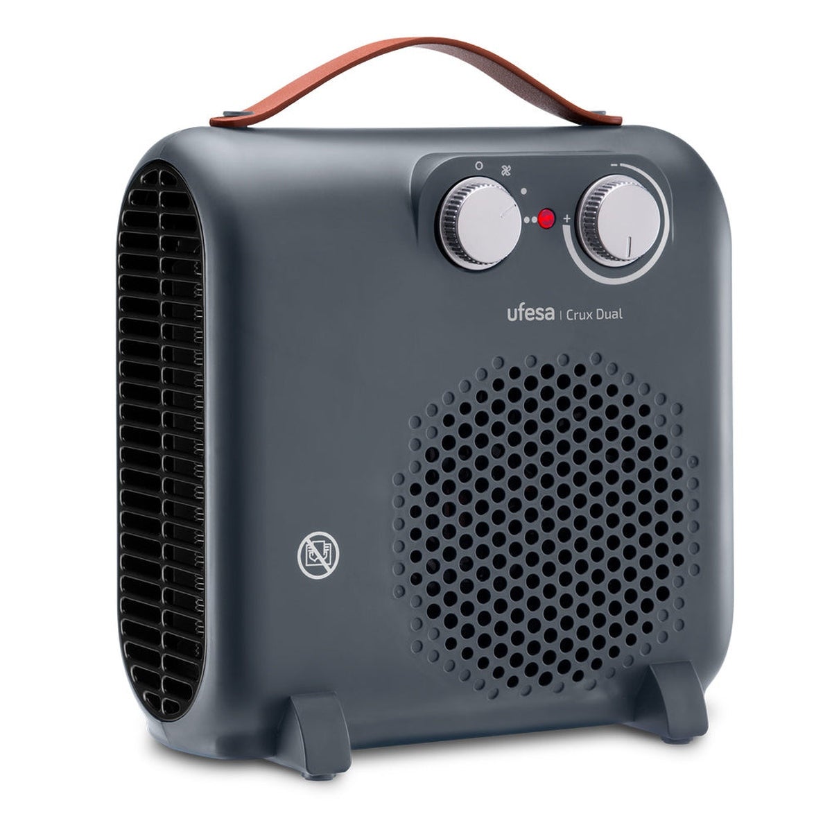 Ufesa Gris Crux Dual 2000W - Calefactor Eléctrico Interior - Imagen 2
