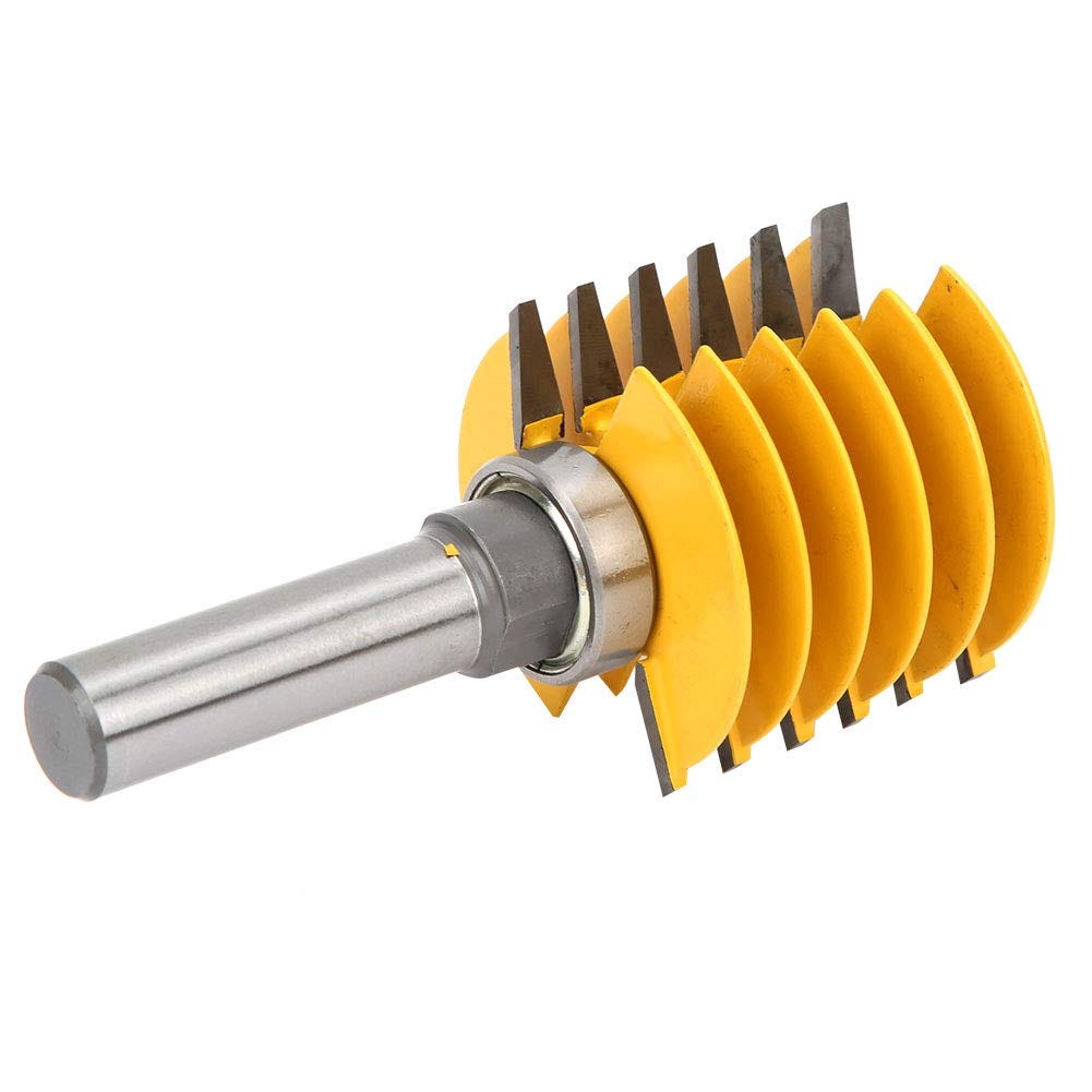 2 pezzi fresa a scanalatura a lingua forma T 3 denti 2 cuscinetti fresa per lavorazione del legno gambo da 1/2 pollice | Leroy Merlin 2 pezzi fresa a scanalatura a lingua forma T 3 denti 2 cuscinetti fresa per lavorazione del legno gambo da 1/2 pollice | Leroy Merlin