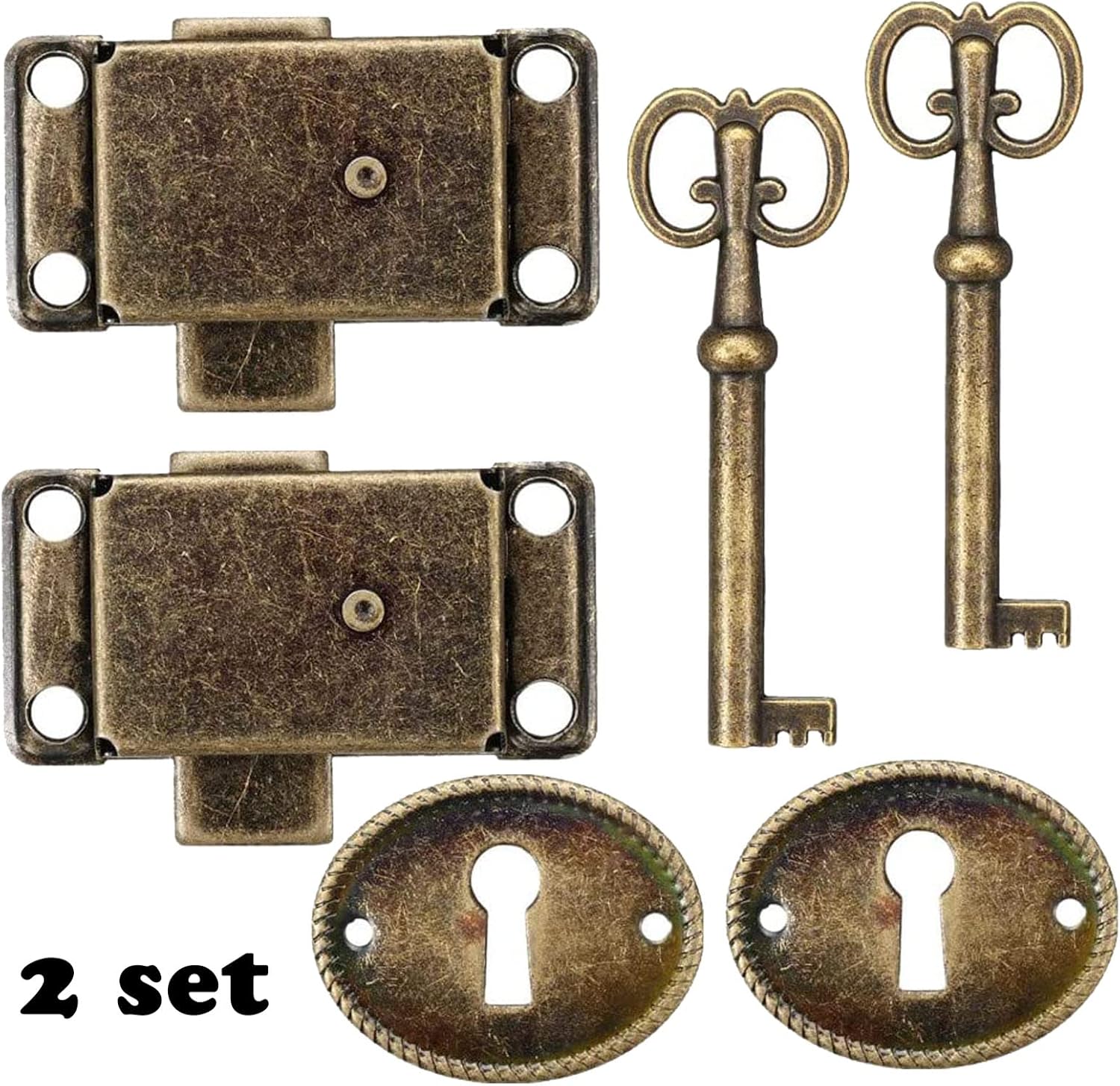 Kit Locks De 22 Mm Con Cajón, Puerta, Armario, Armario, 2 Unidades