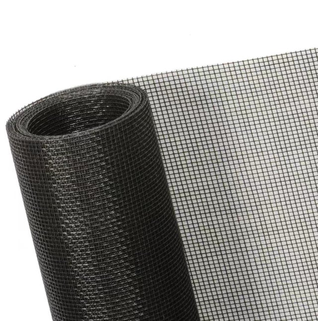 Mosquitera, malla antiinsectos, recortable, de fibra de vidrio, malla de protección contra insectos - 18 x 15 m