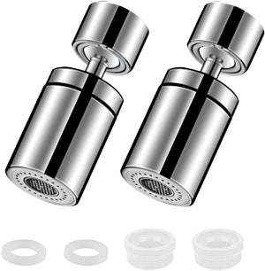 Prolunga Per Rubinetto Cucina Regolabile - Antischizzi, Risparmio Idrico - Grigio 18cm - Foto 10