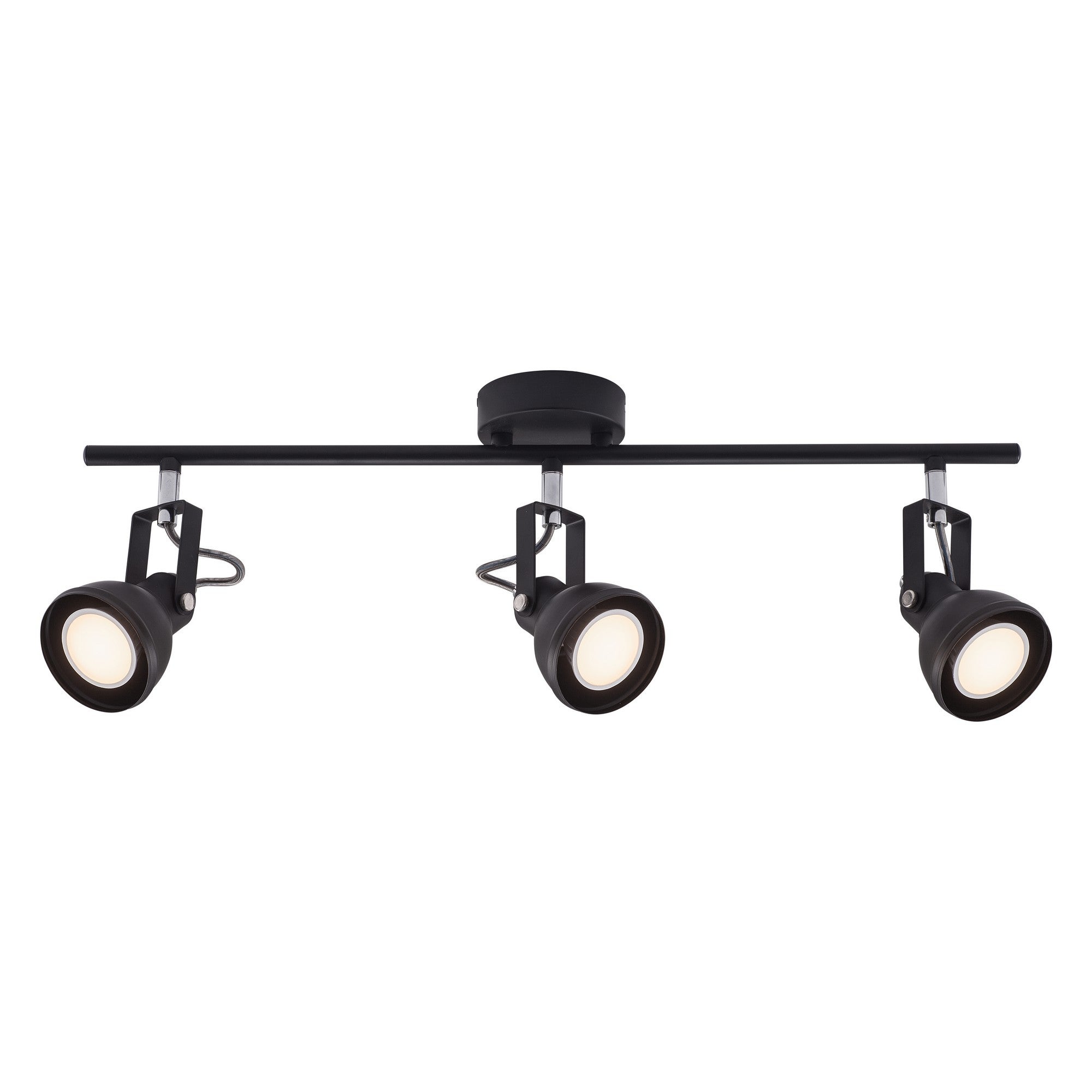 Nordlux ALASK minimalistyczna listwa z 3 obrotowymi reflektorami czarny E27