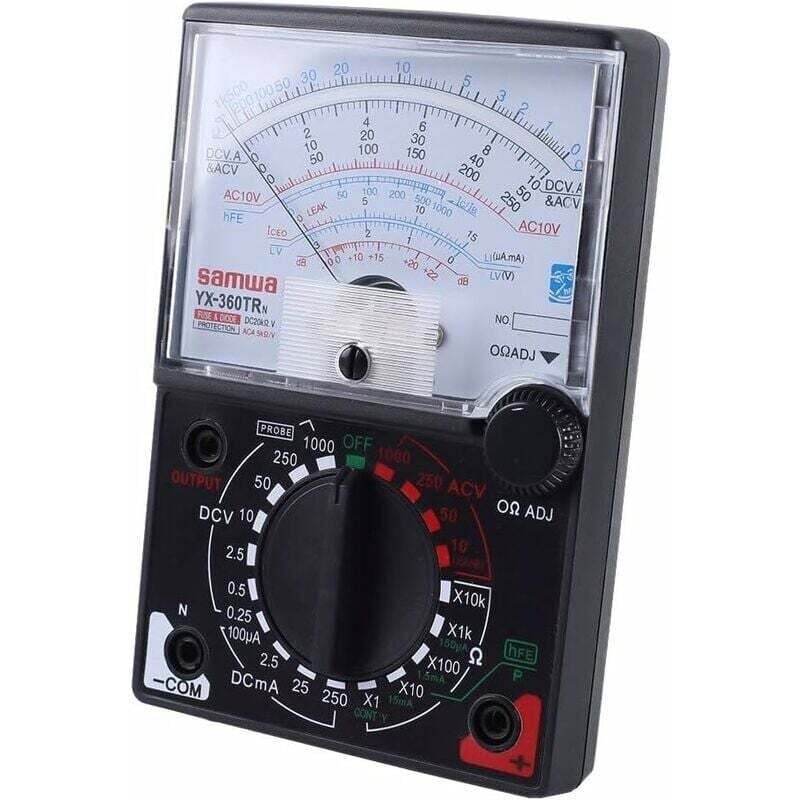 Multimètre Analogique Multimètre Testeur AC DC Voltmètre Ampèremètre Ohmmètre Multimètre Analogique Tension Mesure de Résistance de Courant - 5