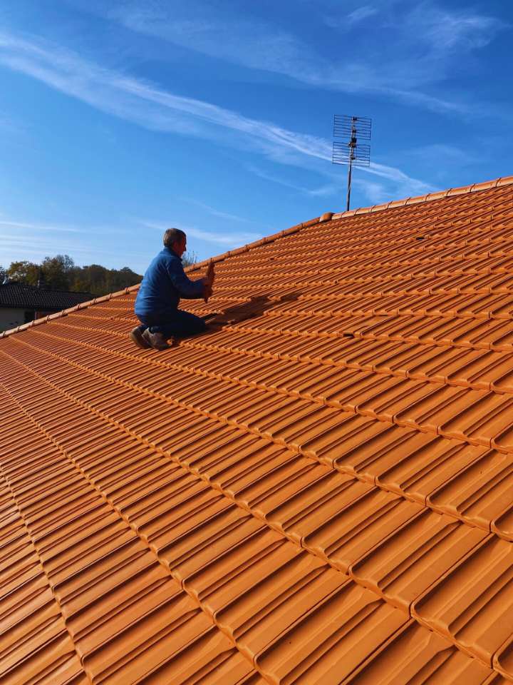 Tuile Traditionnelle NATURE PRO 12 couleur rouge terre cuite - Mat - 2