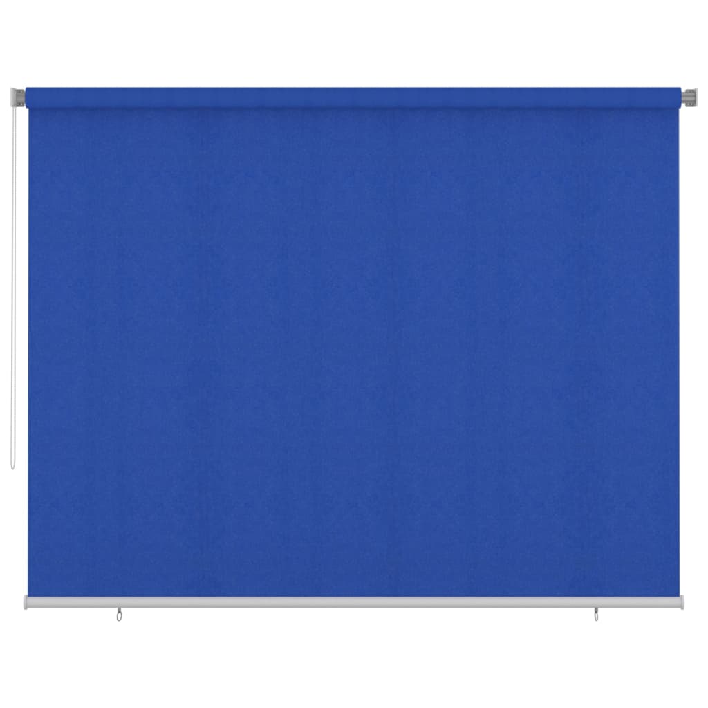 VidaXL Store Roulant Extérieur 60x250cm Bleu Blanc - Store Vertical Balcon Terrasse