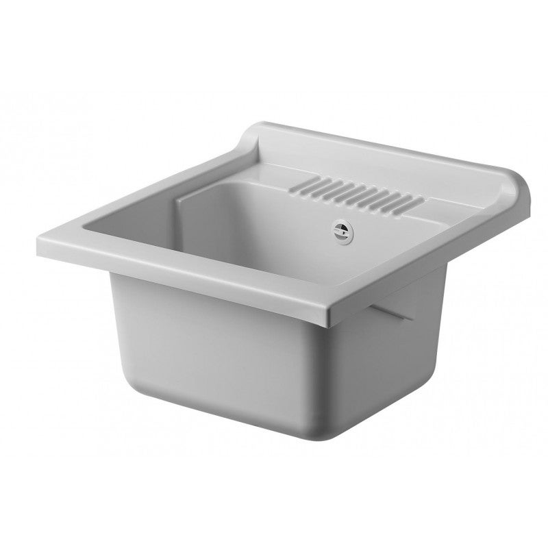 Negrari Lavatoio ECO in nobilitato idrofugo con spessore 18 mm e vasca in PP 50x50 cm - 4