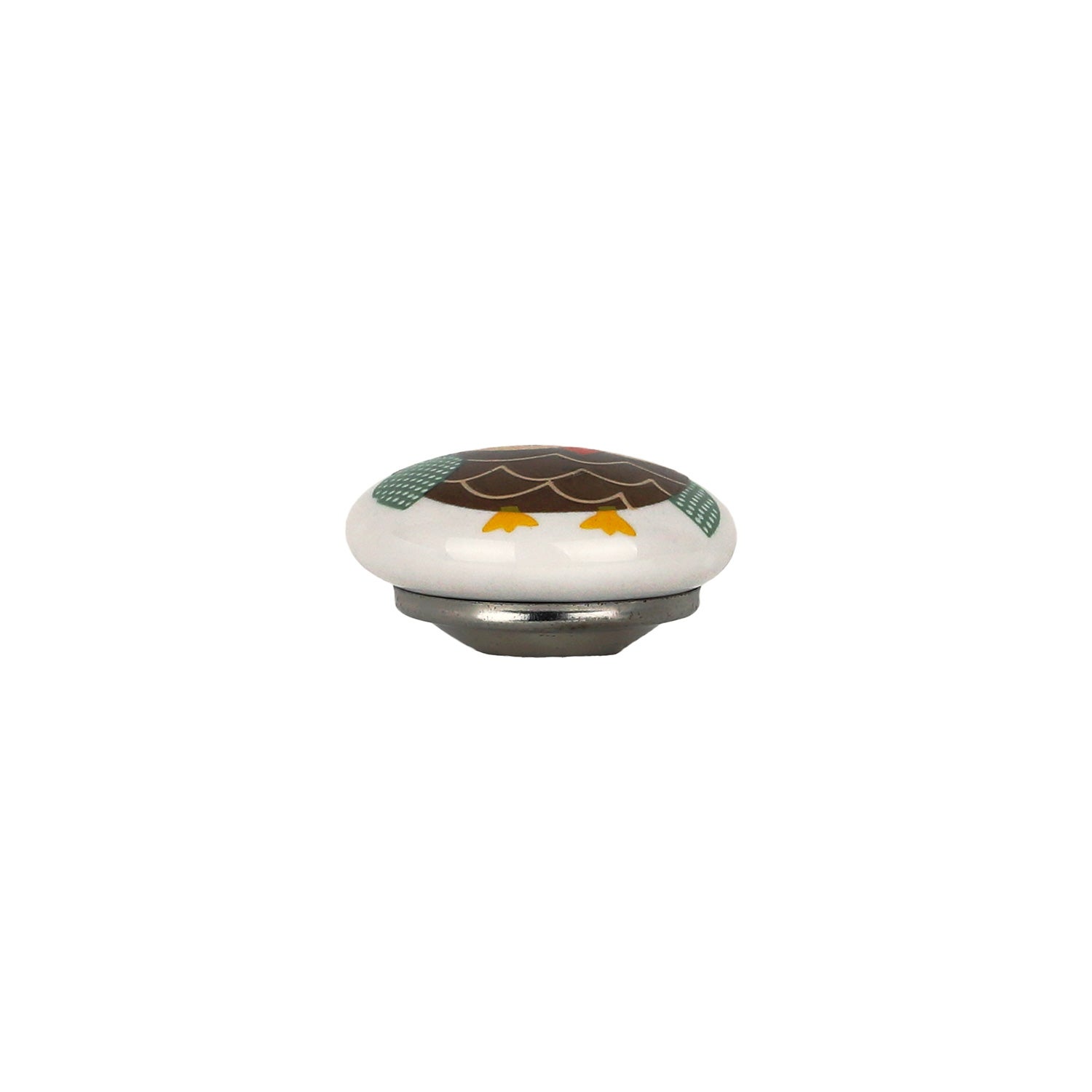 Bouton de meuble CHOUETTE, Porcelaine Ø35 mm - 5