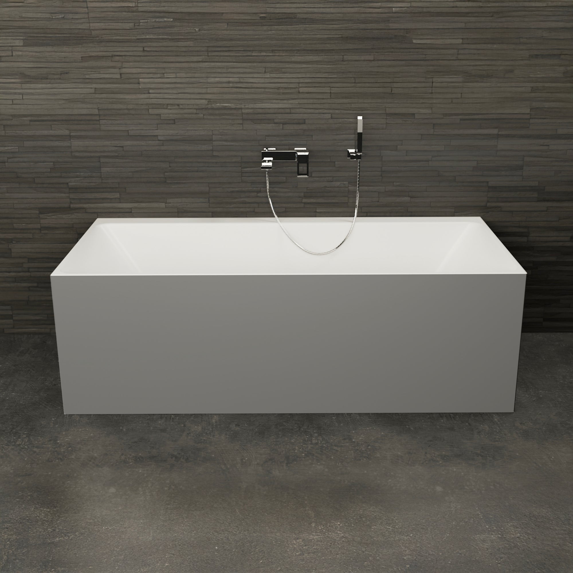Baignoire Ilot Cobalt 170 grise 170 x75 x56 cm, by SPALINA - 4