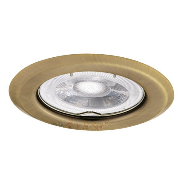 Oprawa sufitowa wpuszczana Argus mosiądz patyna 1xGX5.3x50W okrągła IP20 wym: 8 x 8 cm metal Kanlux