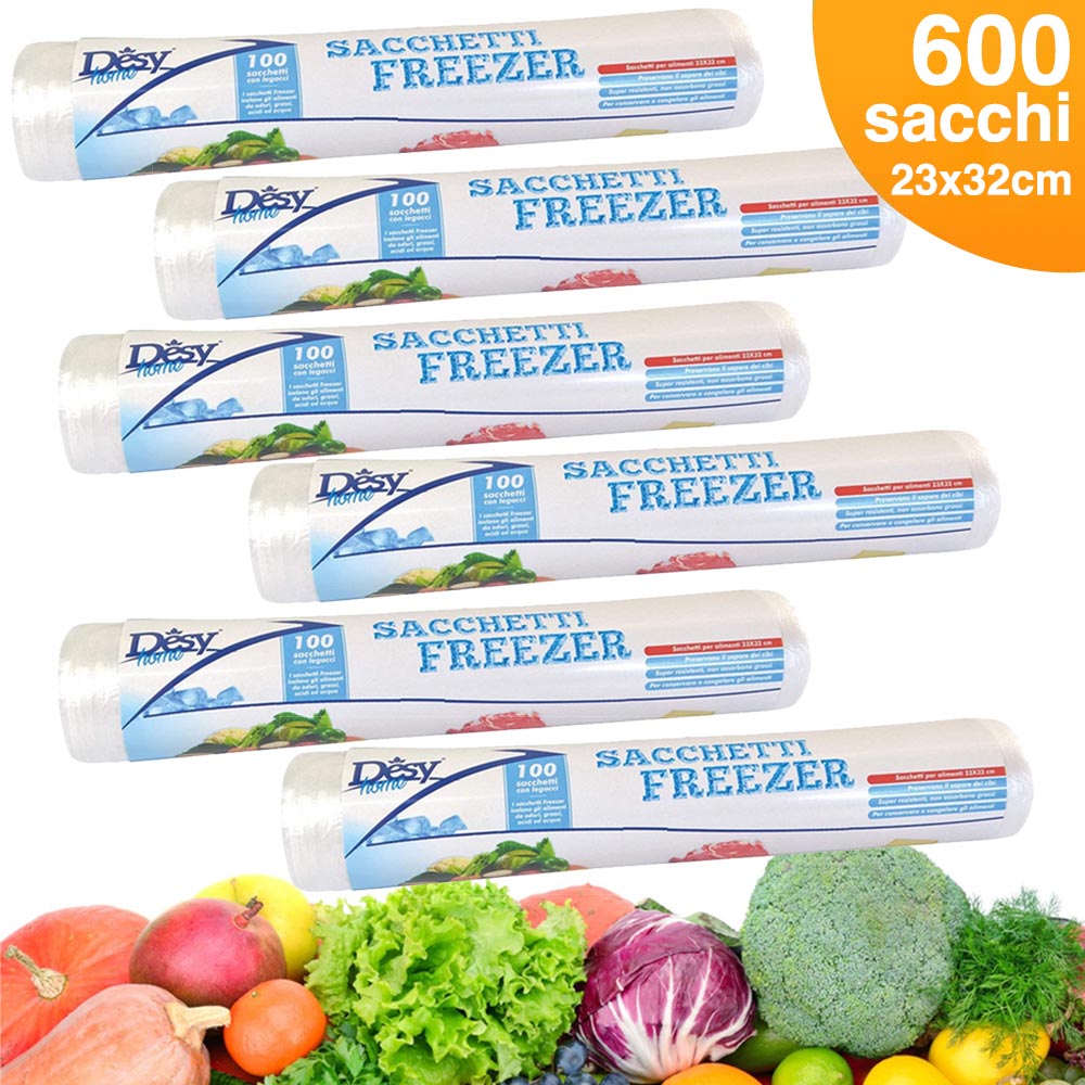 Hero 60 Sacchetti Per Congelatore E Alimenti 3,8L - Richiudibili, Ermetici E Riutilizzabili - Foto 4