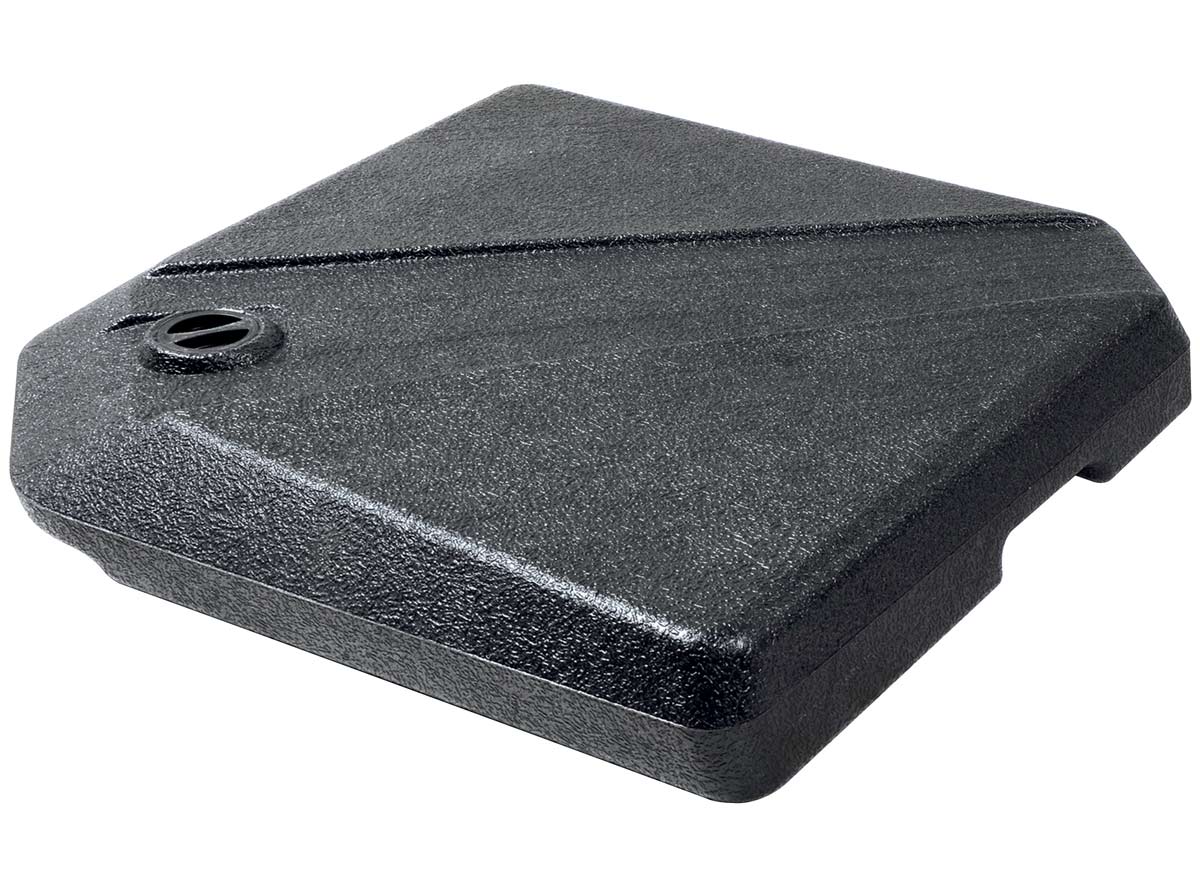 Dalle de lest à remplir pour parasol déporté anthracite - vendu à l'unité - Eda 19680 G.ANT SX4 - 2