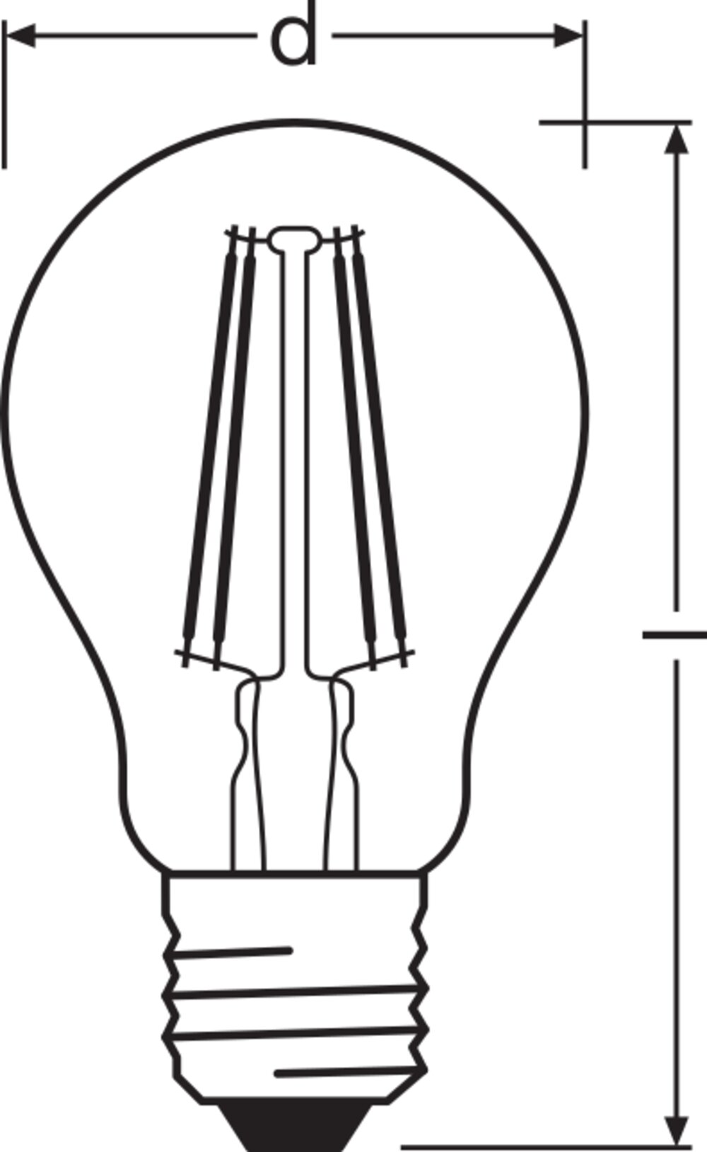 Osram Vintage 1906 LED E27 Poire Filament Dorée 4W 410lm - 824 Blanc Très Chaud | Équivalent 40W - 2