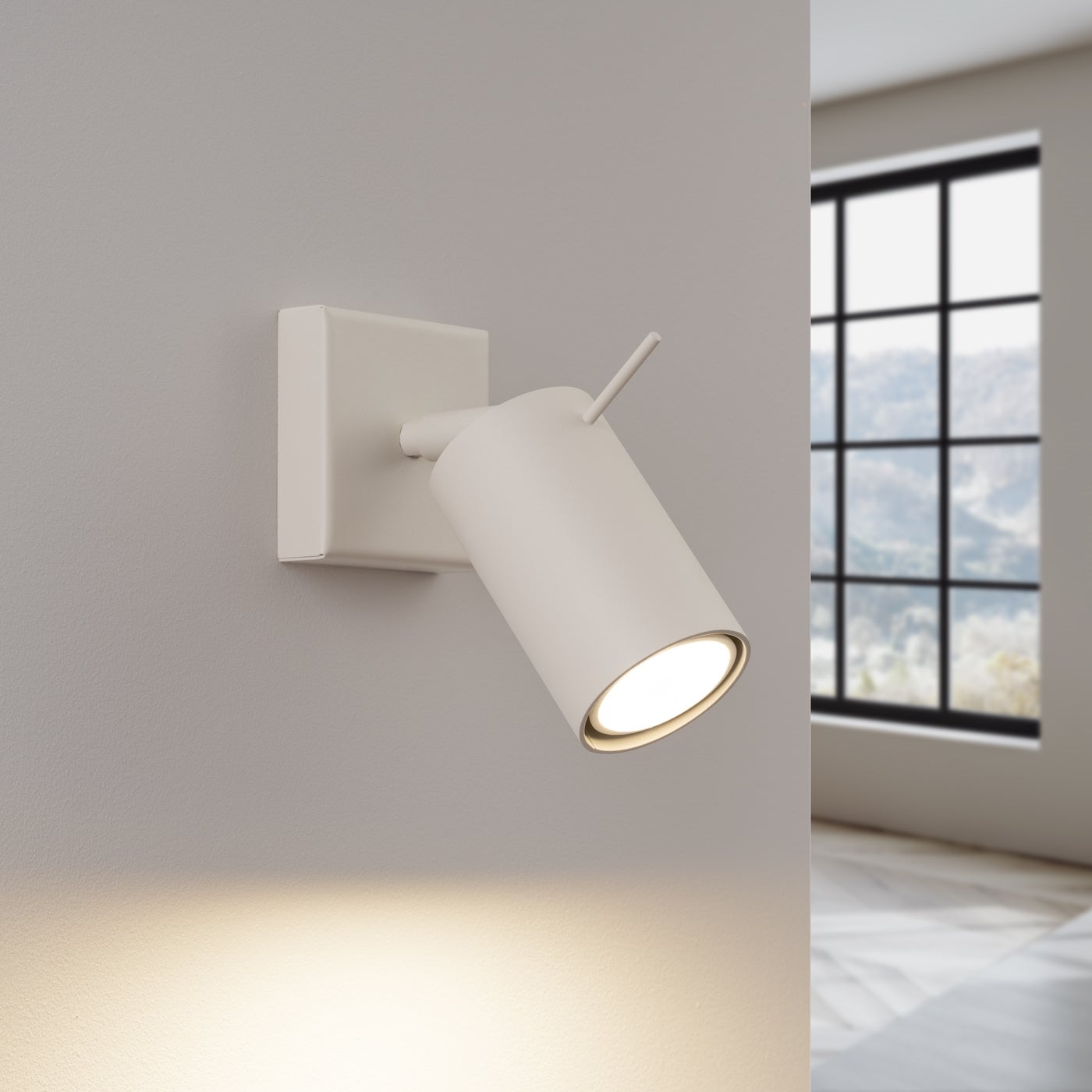 Kinkiet BRIIX beżowy LED 3000K - 8x16x16cm Sollux