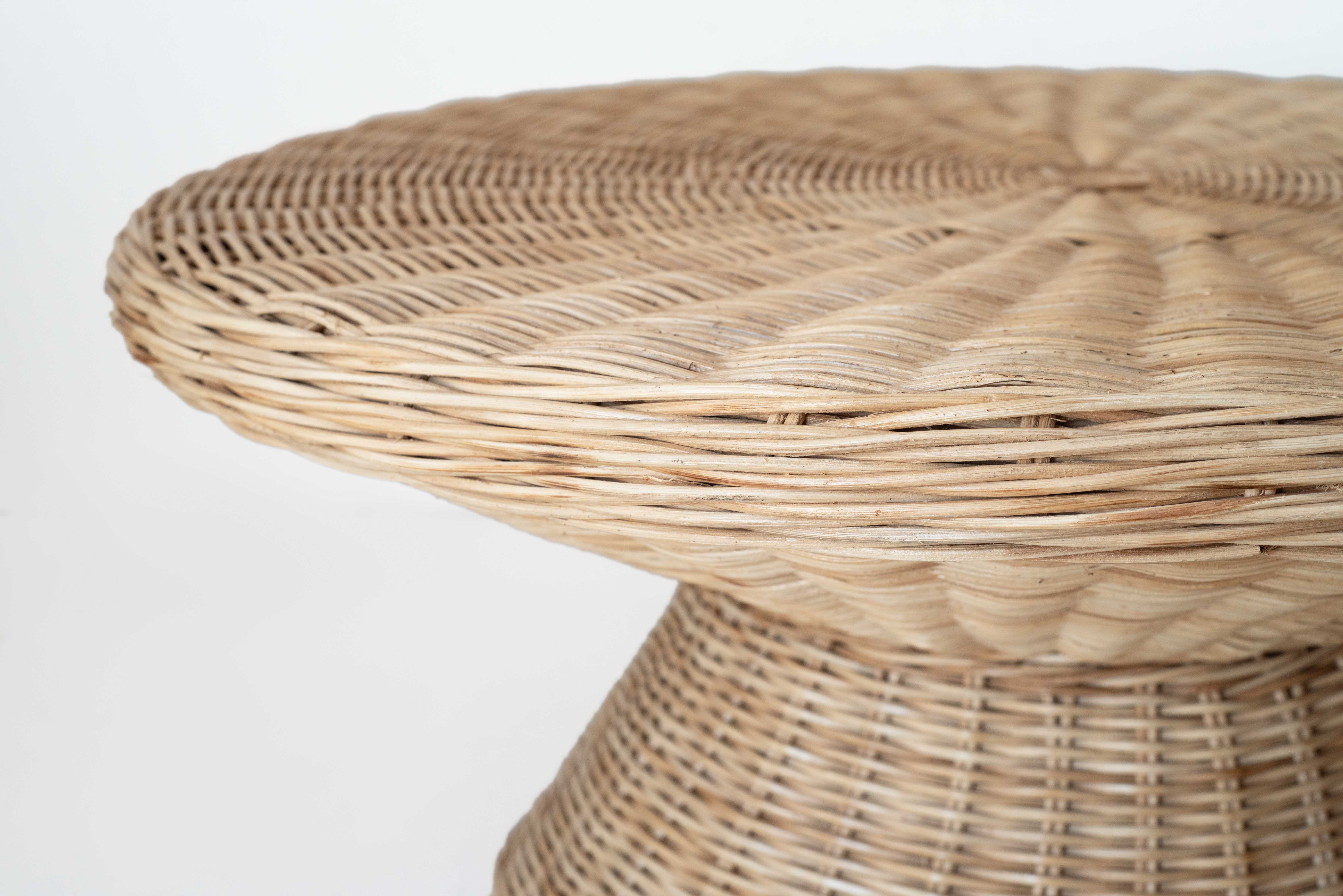 STÓŁ POMOCNICZY RATTAN Ø80X35CM