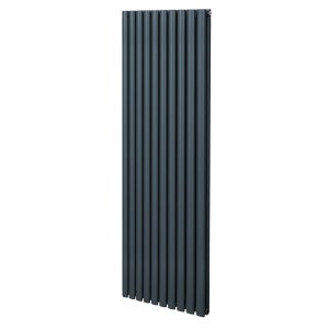 Termosifone Design Nero 160x45cm - Riscaldamento Ad Acqua Calda A Pannello Singolo - Foto 4