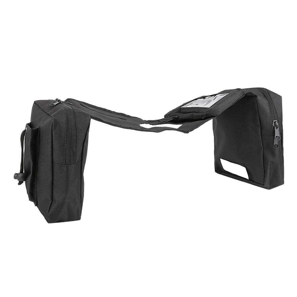 Borsa Portaoggetti Posteriore ATV da 50 L Borsa per Attrezzi Posteriore in Tessuto Oxford 600D con Cuscino in Spugna e Portabottiglie, per Maggior Parte degli ATV con Portapacchi Posteriore | IT
