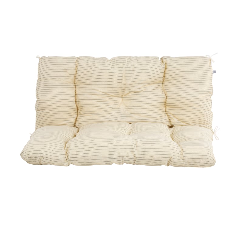 Poduszka na huśtawkę / ławkę Frigiliana kremowa w pasy 100 cm Patio