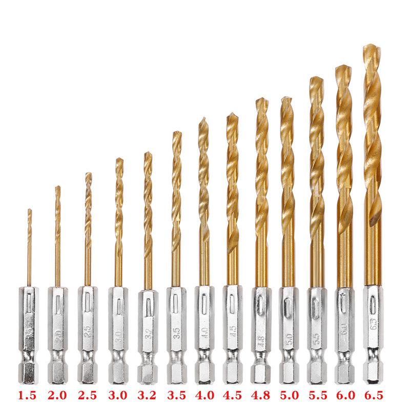 Lot De 5 Forets HSS Métallique – Revêtement TiN, Diamètre 11,0 Mm, Connect 32988