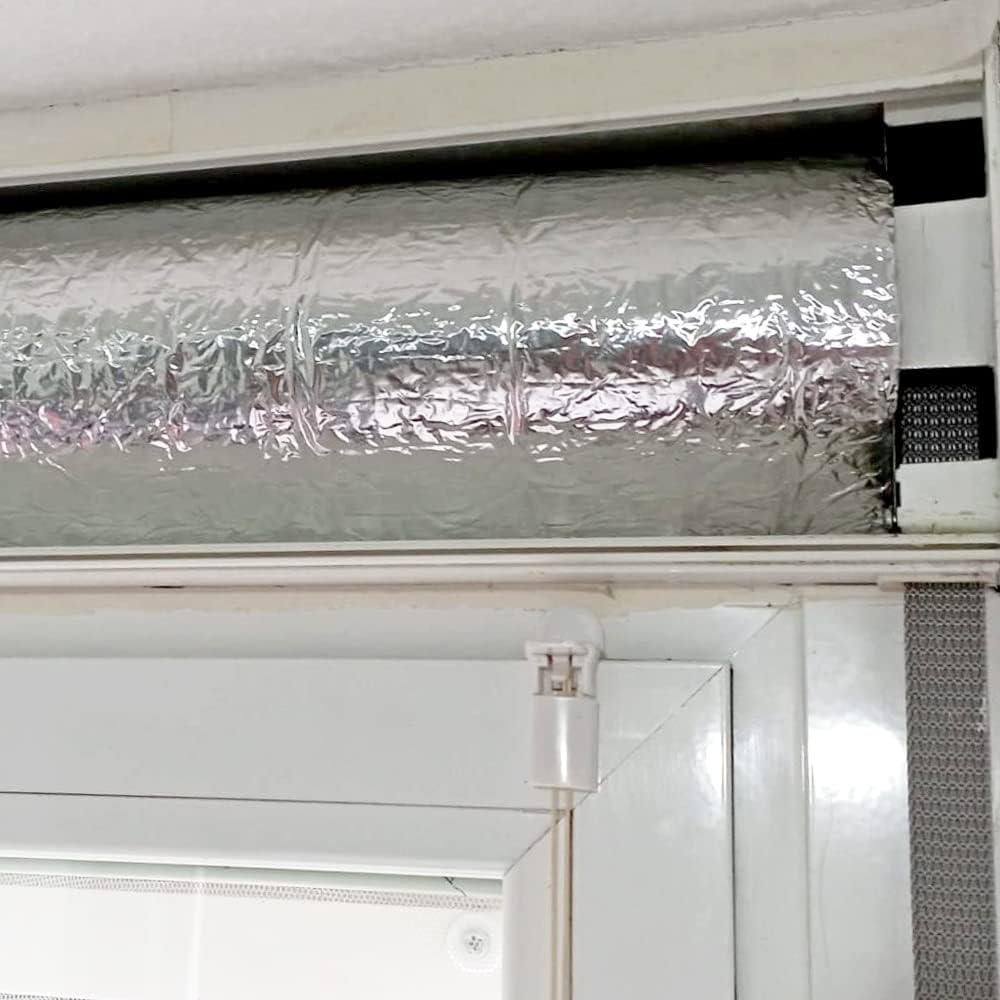 Isolation Thermique 100% Aluminium avec Mousse (AU MÈTRE) Largeur 1,20m + Ruban Aluminium. Pour maisons, portails, radiateurs, - 3