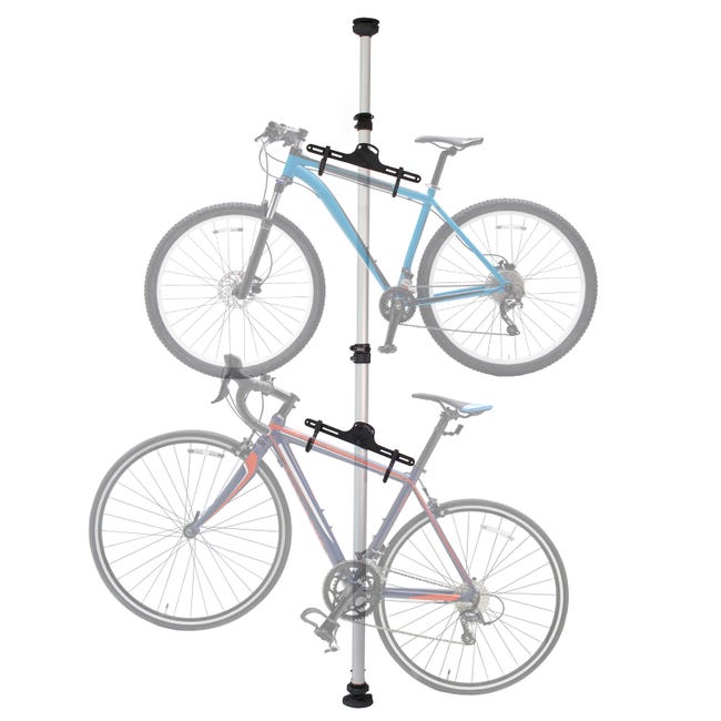 Portabiciclette Telescopico Wiltec Per 2 Bici - Regolabile 160-340cm, Bracci Girevoli, Carico 20kg A Bici - Foto 11