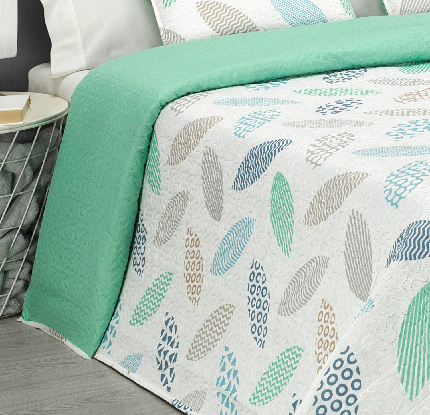 Colcha Bouti Acolchada Tanble cama 90cm Donegal Collections - 4