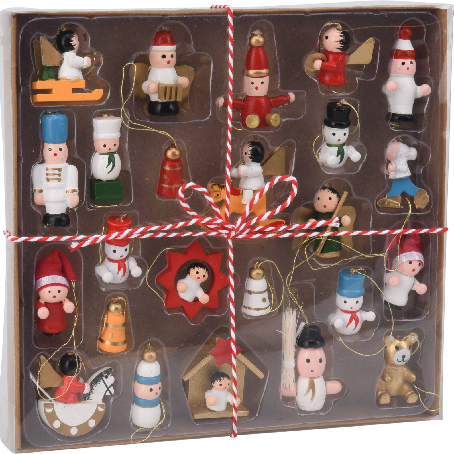 Ensemble de jouets en bois pour Noël, 24 pièces., Home Styling ...