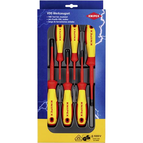 Zestaw wkrętaków Knipex VDE Phillips® / Pozidriv® 6-częściowy - 002012V03
