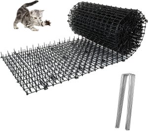 12 Alfombrillas Anti Gatos Con Pinchos | Repelente De Gatos Para Jardín Interior Y Exterior, 20x15cm
