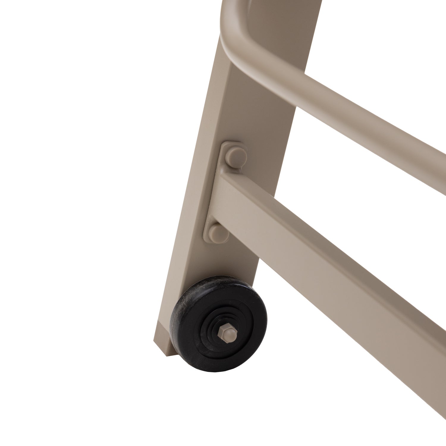 Lot de 2 bains de soleil BARBADOS en textilène taupe - aluminium taupe - 7