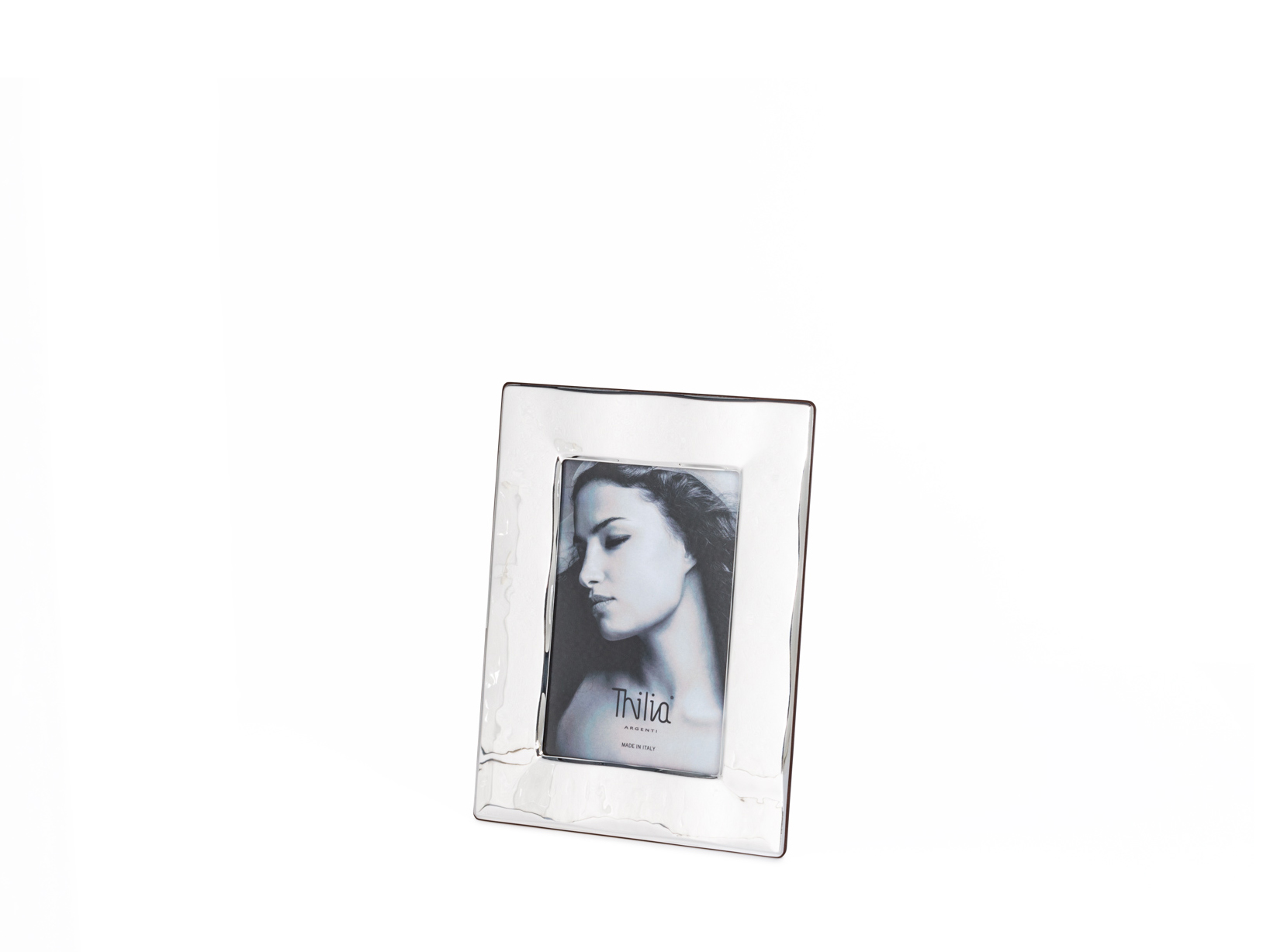 Cornice Portafoto Versa Nero Legno MDF 3 X 27 X 22 Cm - Foto 4