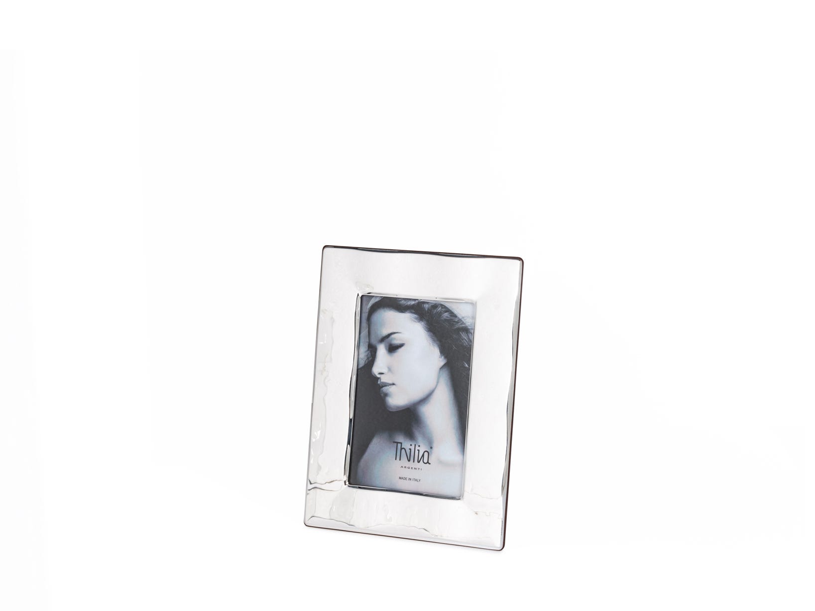 Cornice Portafoto Versa Nero Legno MDF 3 X 27 X 22 Cm - Foto 4