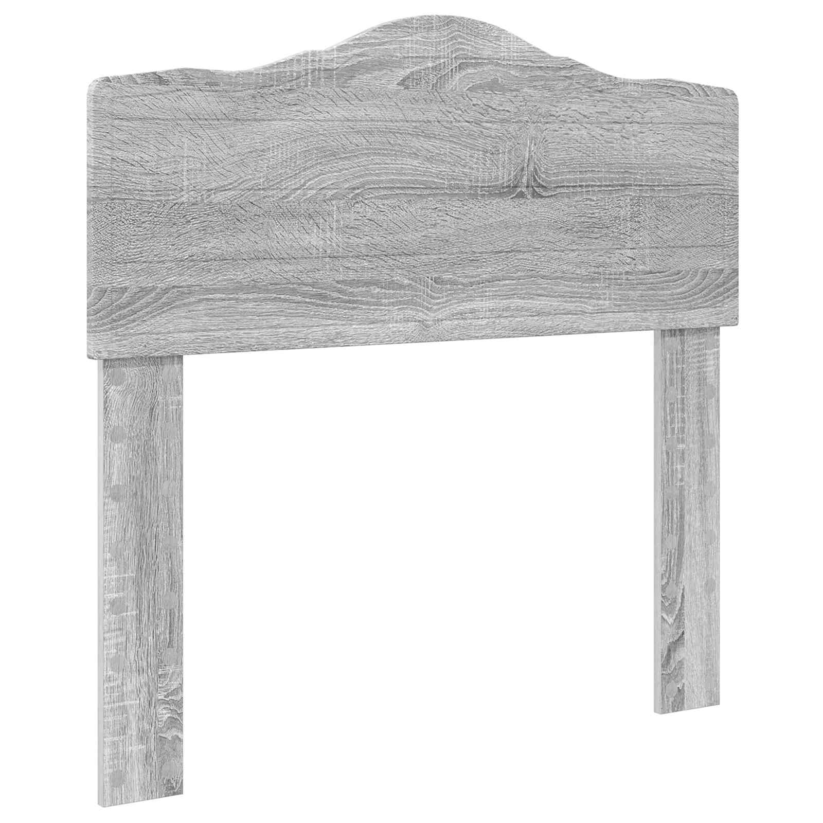 Cadre de lit gris 100 x 200 cm en bois de pin massif - 6