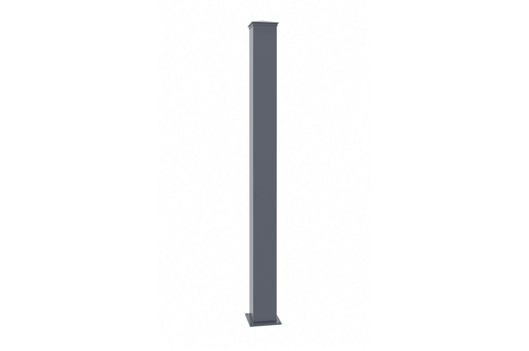 Poteau EIFEL 15x15 en aluminium H.190cm - Gris anthracite - 3