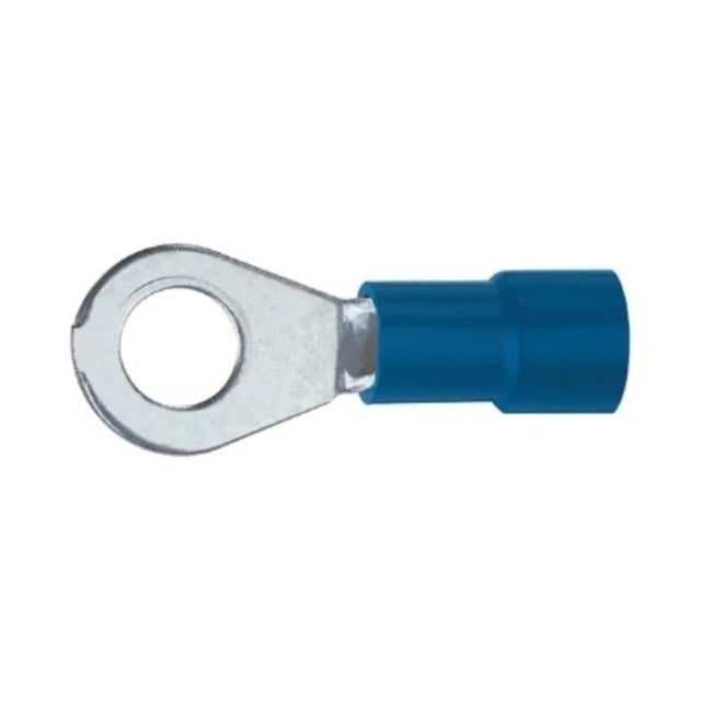 Cosse anneau - 1,5 - 2,5 mm² - M4 -bleu - par 100 - KLAUKE