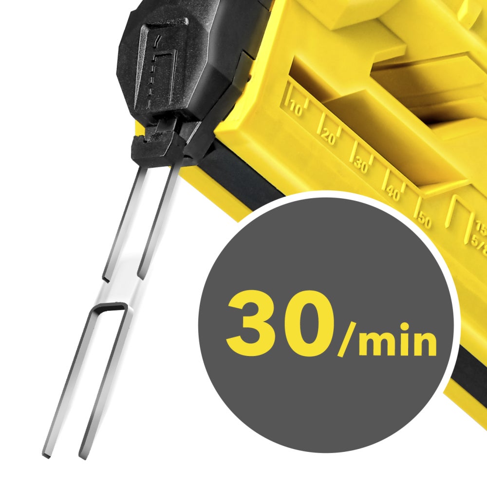 TROTEC Agrafeuse cloueuse électrique PTNS 10-20V sans fil avec batterie 2.0 Ah mallette et 1000 agrafes - 4