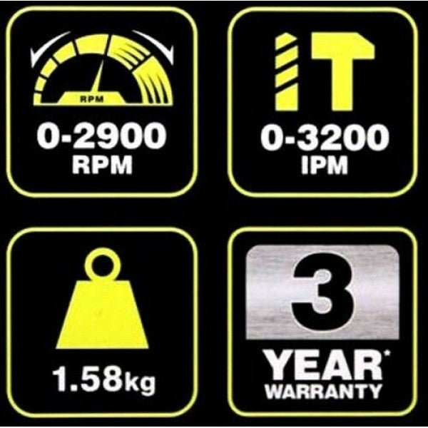 Boulonneuse à chocs RYOBI 18V One+ - batterie LithiumPlus 2.0Ah - chargeur R18IW3-120S - 8