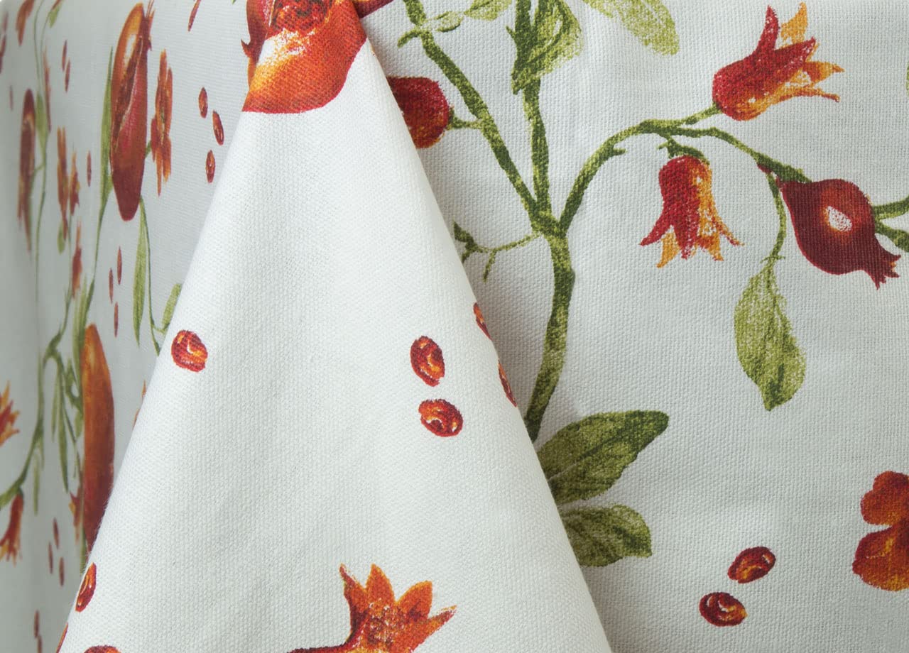 BIANCHERIAWEB Tovaglia Cucina e Salotto Fantasia Melograno Made in Italy Copri Tavolo in 100% Cotone - 2