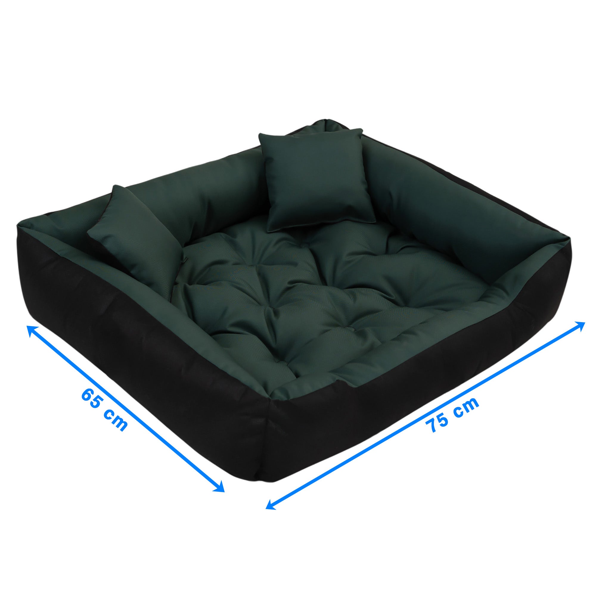 Legowisko EDANTI Dla Psa Wodoodporne Posłanie Kanapa Sofa 75X65 Cm Zielone 1szt. - 3