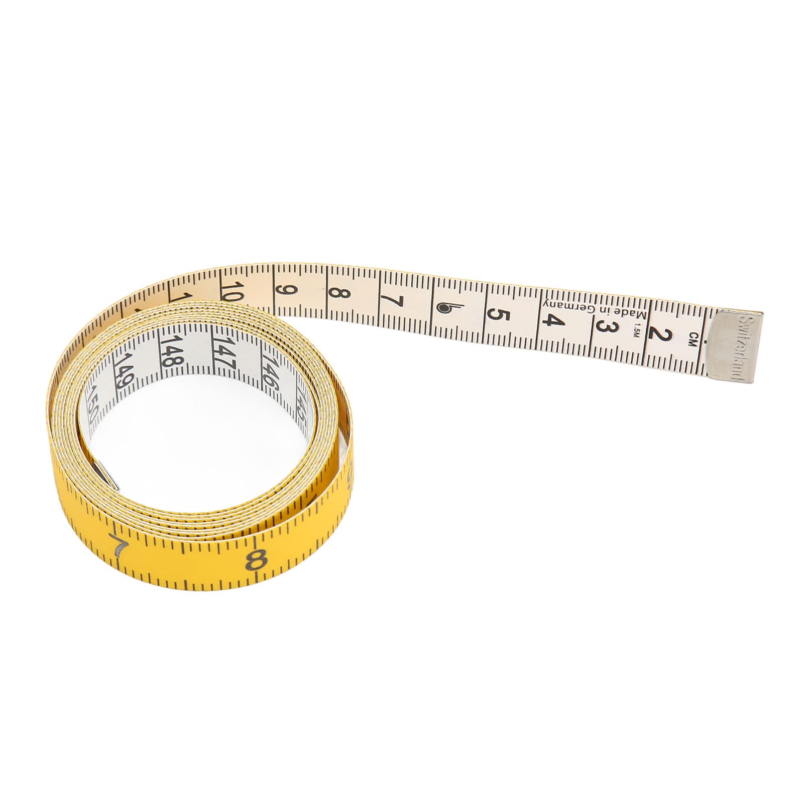 Lot de 10 rubans à mesurer de 1,5 m, double face, transparents, compacts, po - 3